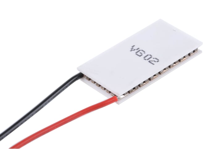 Laird Technologies Peltier Module, 18.2W, 3.9A, 8.2V dc, 29.7 x 15mm