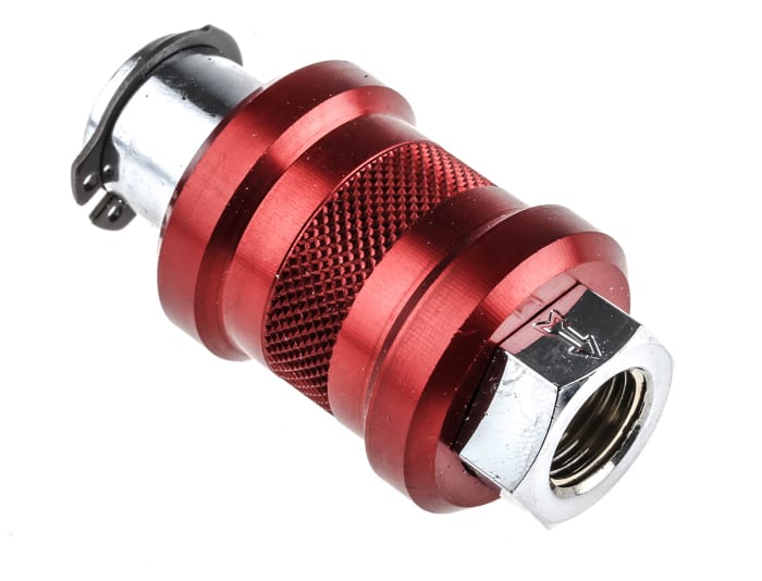 Legris LF3000 Series Straight Threaded Adaptor, G 1/4 Female to G 1/4 Female, Threaded Connection Style
