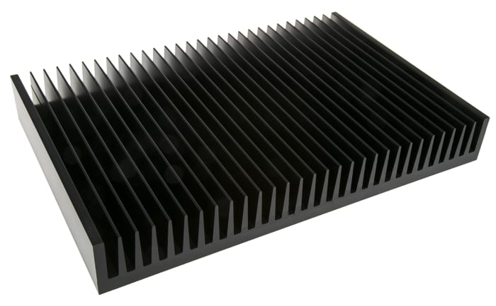 Fischer Elektronik Heatsink, Universal Rectangular Alu, 0.3K/W, 200 x 300 x 40mm