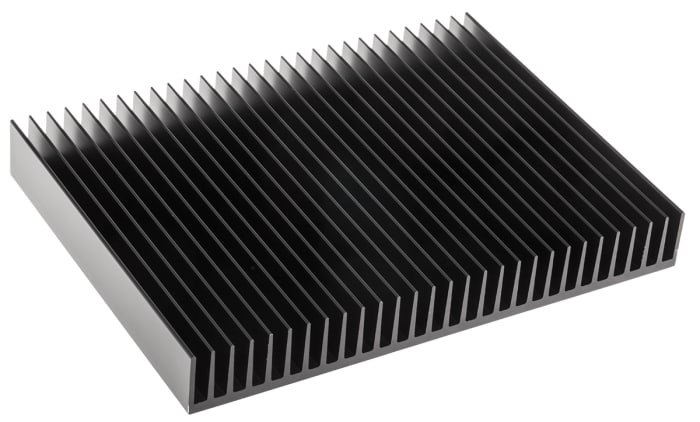 Fischer Elektronik Heatsink, Universal Rectangular Alu, 0.7K/W, 150 x 200 x 25mm