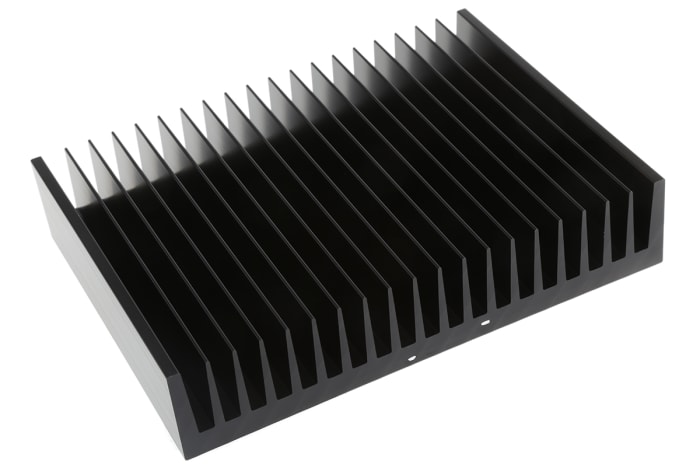 Fischer Elektronik Heatsink, Universal Rectangular Alu, 0.53K/W, 150 x 200 x 40mm