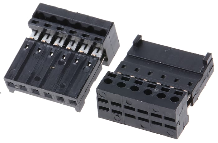 Stelvio Kontek 6-Way IDC Connector Socket for Cable Mount, 1-Row
