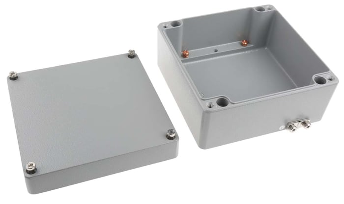 RS PRO | RS PRO RJ Series Aluminium Enclosure, IP66, IK09 100 mm, 180 ...