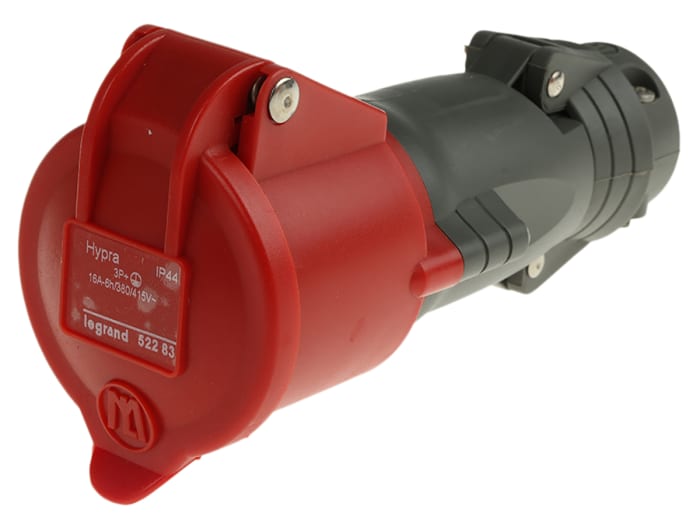 Legrand IP44 Red Socket, Rated At 16A