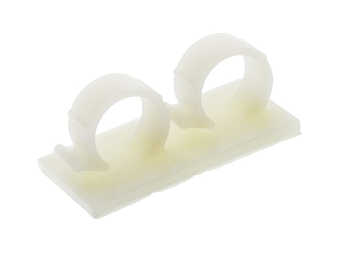 HellermannTyton Natural Nylon Cable clip, 18mm Max. Bundle