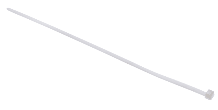 111-60119 LK2A-PA66-NA HellermannTyton, HellermannTyton Cable Tie, 270mm x  4.6 mm, Natural Nylon, Pk-100, 190-4054