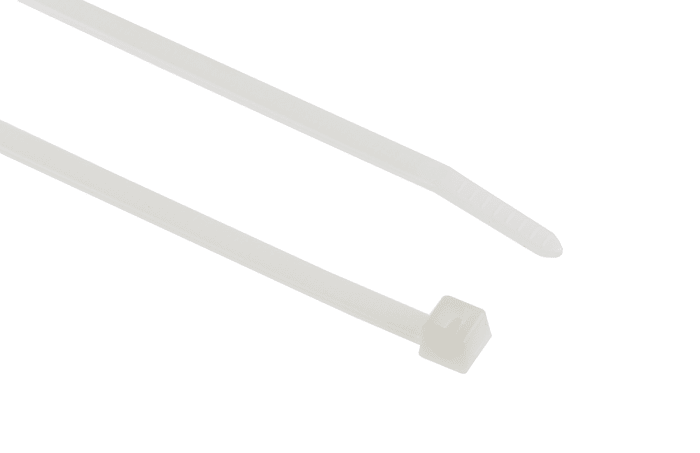 Serre-câble HellermannTyton T80I, 305mm x 4.7 mm, Naturel, en Polyamide 6.6 (PA66), x 100