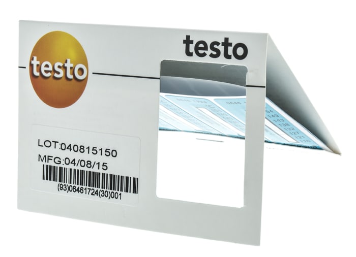 Testo Temperature Sensitive Label, +116°C to +154°C, 2 Levels