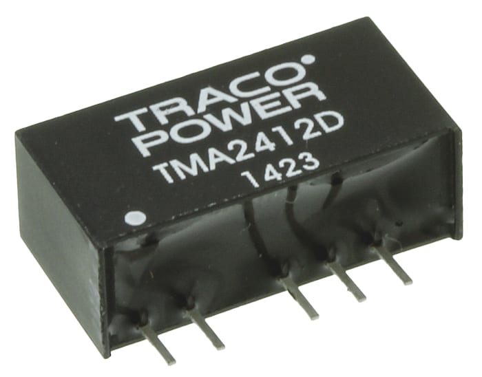 TRACOPOWER TMA DC-DC Converter, ±12V dc/ 42mA Output, 21.6 → 26.4 V dc Input, 1W, Through Hole, +85°C Max Temp