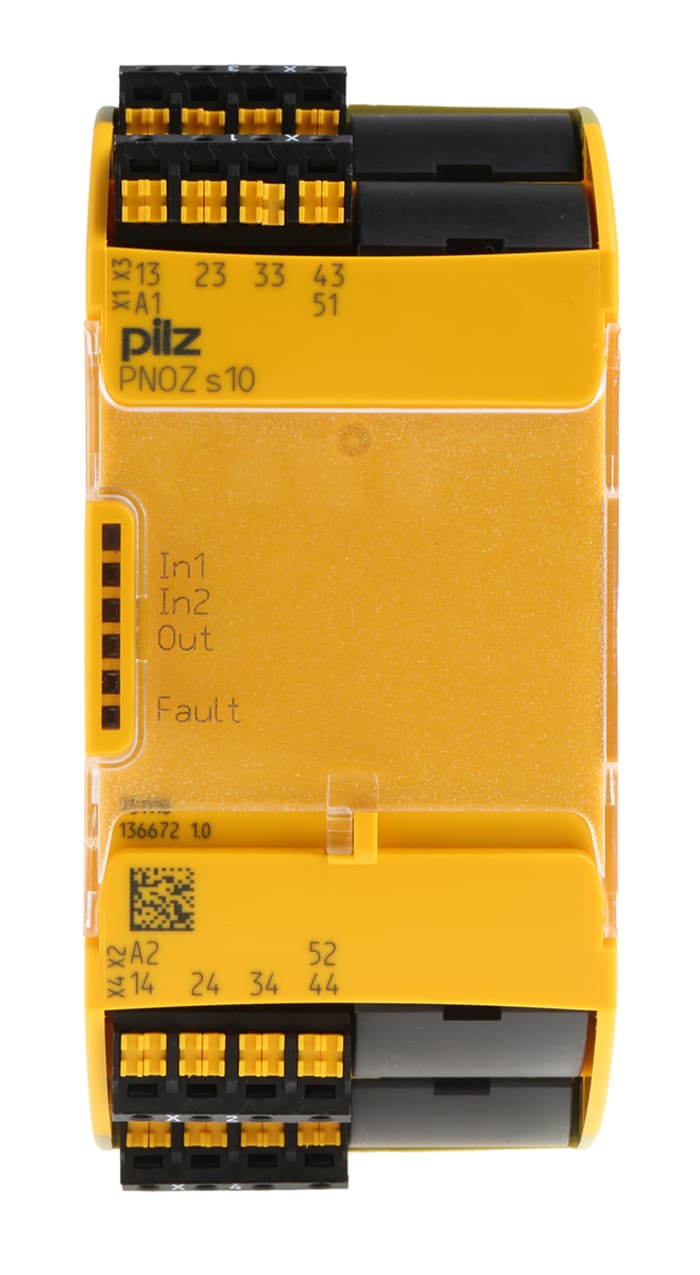 Pilz PNOZsigma PNOZ s10 C Expansion Module Safety Relay, 24V dc, Dual-Channel, 4 Safety Contacts