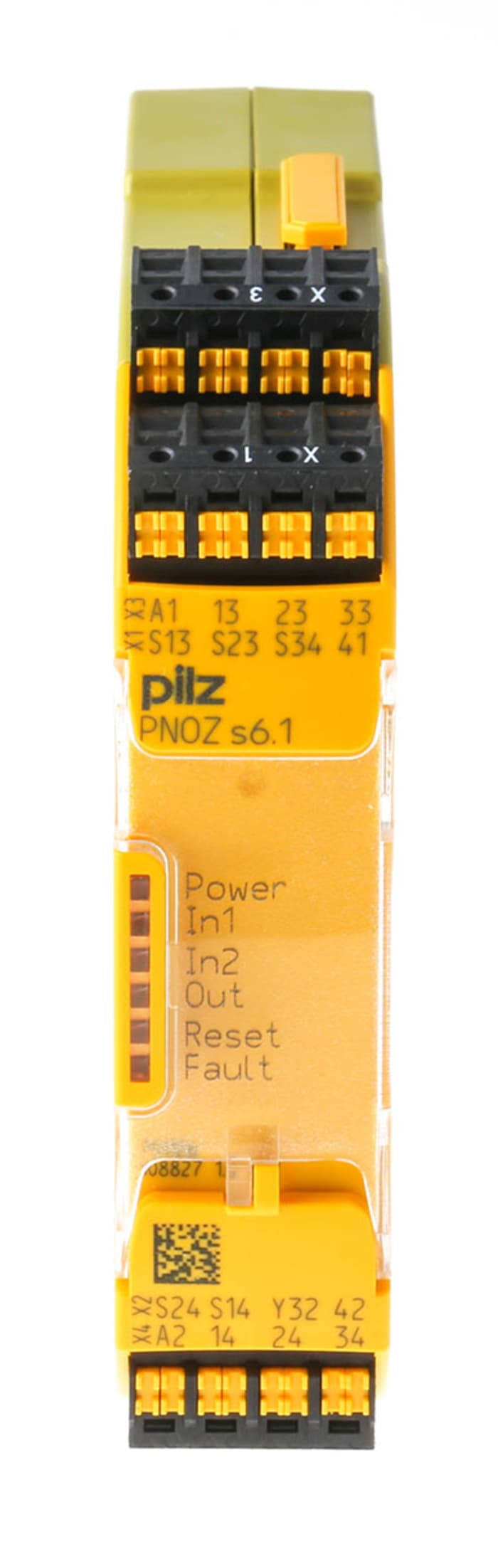 Relais de sécurité Pilz PNOZ s6.1 C, 24V c.c., 2 canaux, 3 contacts de sécurité