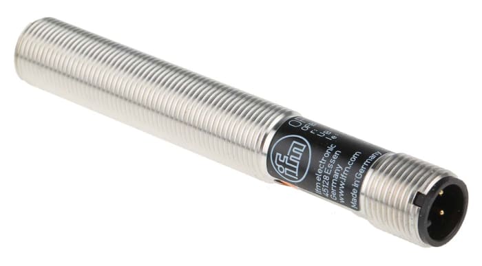 ifm electronic Diffuse Photoelectric Sensor, Barrel Sensor, 1 mm → 400 mm Detection Range