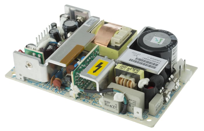 Artesyn Embedded Technologies Switching Power Supply, LPT22, 5 V dc, ±12 V dc, 2 A, 4 A, 700mA, 25W, Triple Output, 120