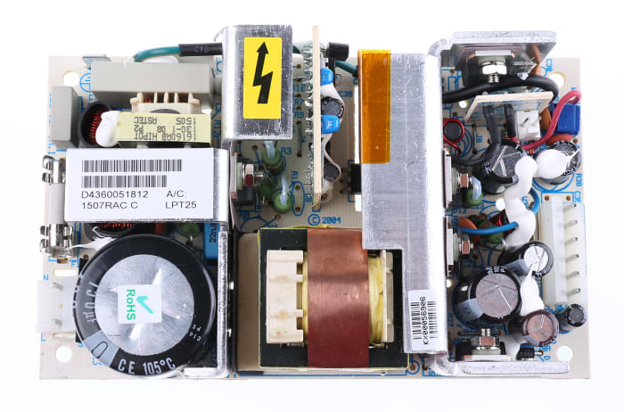Artesyn Embedded Technologies Embedded Switch Mode Power Supply SMPS, LPT25, 5 V dc, ±15 V dc, 2 A, 4 A, 700 mA, 25W,