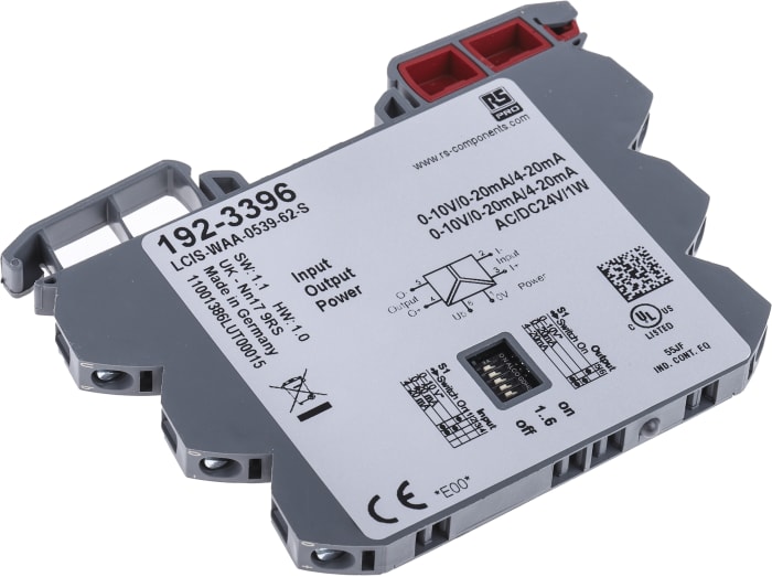 Izolační převodník signálů montáž na Lišta DIN RS PRO