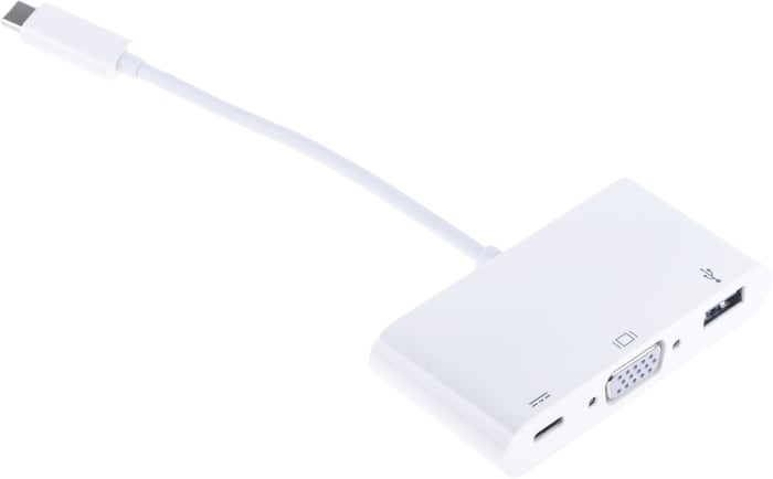 RS PRO USB C to VGA Adapter, USB 3.1, 1 Supported Display(s)