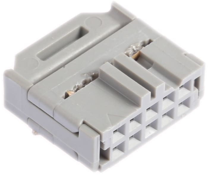 3M 10-Way IDC Connector Socket for Cable Mount, 2-Row