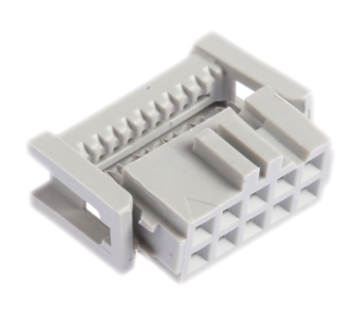 3M 10-Way IDC Connector Socket for Cable Mount, 2-Row