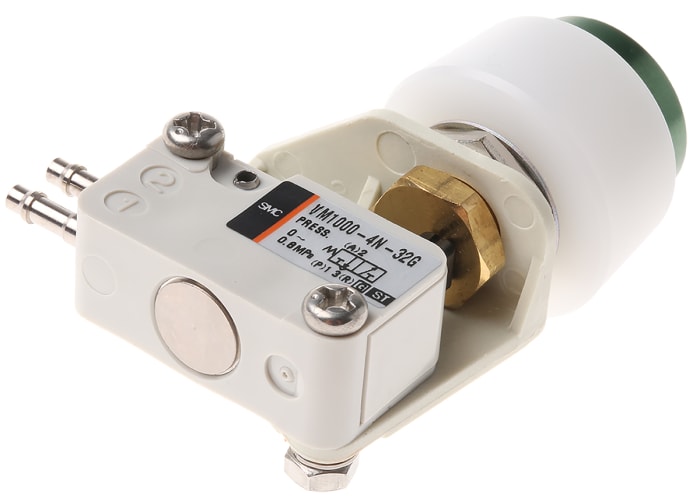 SMC Push Button 3/2 Pneumatic Manual Control Valve VM1000 Series, 2.5mm, III B