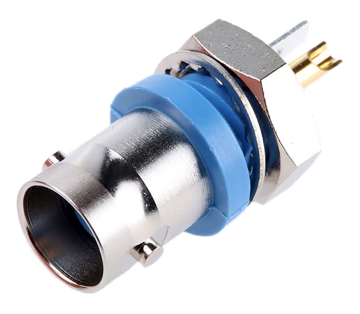 Telegartner, Jack Panel Mount BNC Connector, 50Ω, Solder Termination, Straight Body