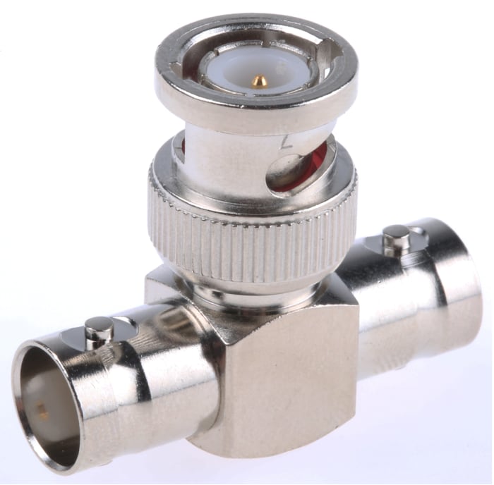 Telegartner Tee 50Ω RF Adapter BNC Socket Plug 4GHz
