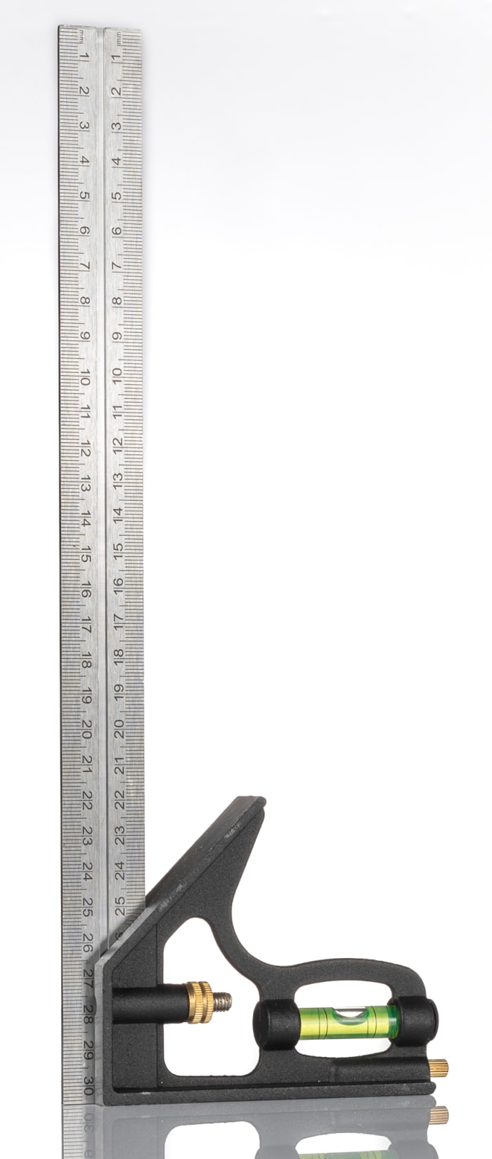 Équerre à combinaison RS PRO Longueur 300mm, Acier inoxydable