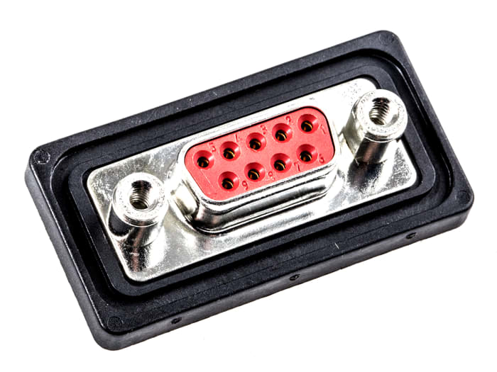 FCT from Molex FWD 9 Way Panel Mount D-sub Connector Socket, 2.84mm Pitch