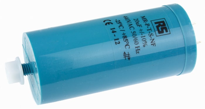 RS PRO Polypropylene Film Capacitor, 440V ac, ±10%, 20μF, Screw Mount