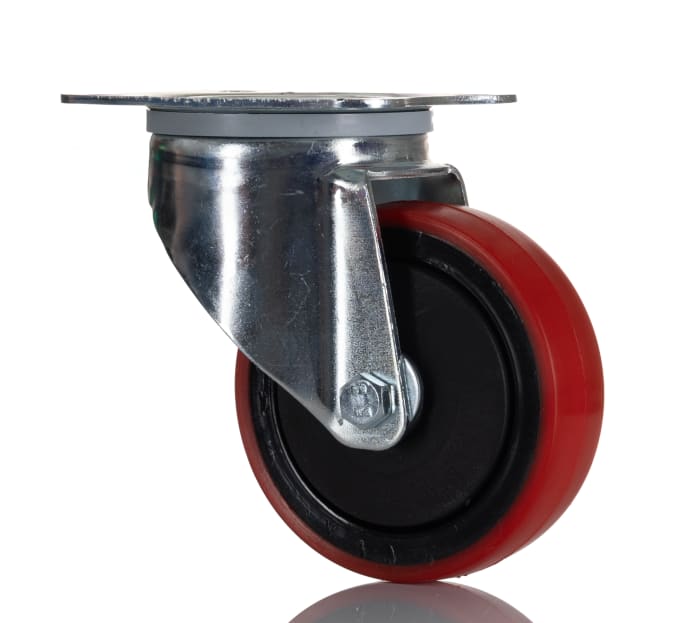Roulette industrielle Pivotante RS PRO, Ø 100mm, 110kg
