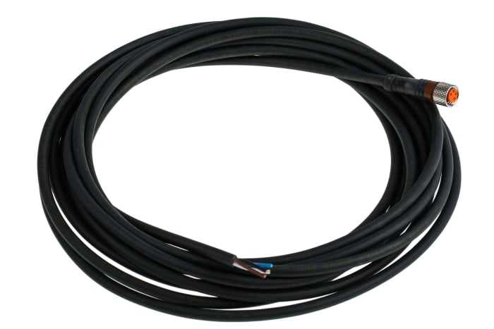 Cable de actuador de sensor Lumberg Automation, con. A Recta Hembra, con. B Sin terminación, long. 5 m, 30V, IP65, IP67,