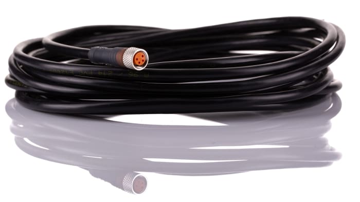 Lumberg Automation Straight Female 4 way M8 to Unterminated Sensor Actuator Cable, 5m