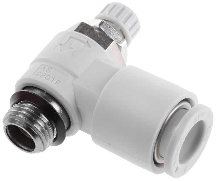 Regulátor průtoku, řada: AS x 8mm SMC