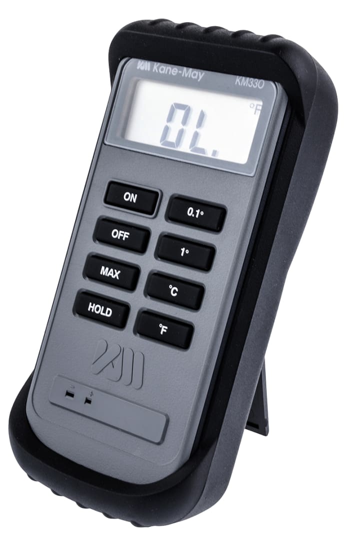 Kane KM330 Wired Digital Thermometer, K Probe, 1 Input(s), +1300°C Max, ±0.2 % Accuracy