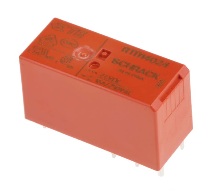 RTD14024 TE Connectivity | TE Connectivity PCB Mount Power Relay, 24V ...