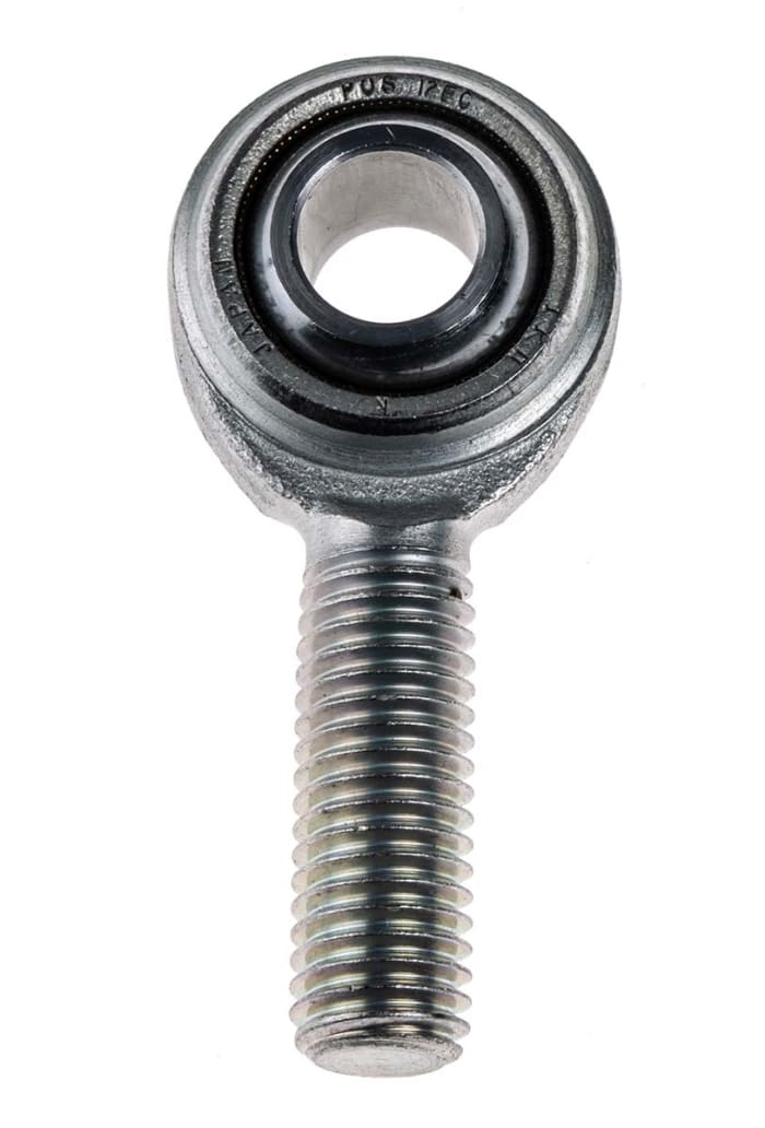 RS PRO RS PRO M12 x 1.75 Male Steel Rod End, 12mm Bore, 69mm Long
