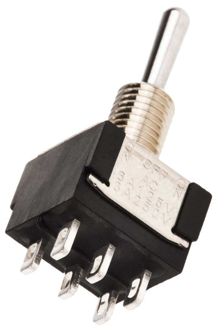 Interrupteur à bascule KNITTER-SWITCH, (On)-Off-(On), 2RT