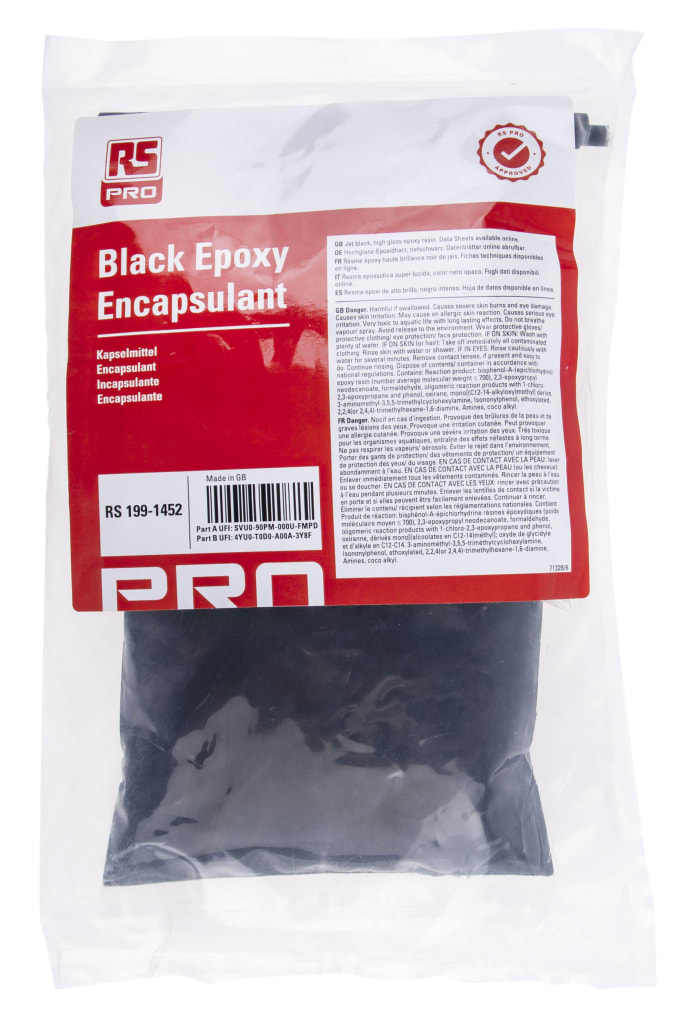 RS PRO Black Epoxy Potting Compound 1000 g