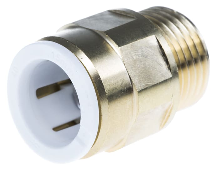 1/2Inch (15mm) Solid Brass Copper Pipe Fitting Connector For