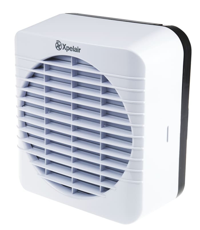 Xpelair GXC6 Window Mounted Extractor Fan, 266m³/h, 37dB(A)