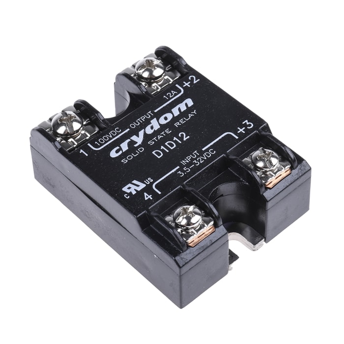 Sensata Crydom Solid State Relay, 12 A Load, Surface Mount, 100 V Load, 32 V Control
