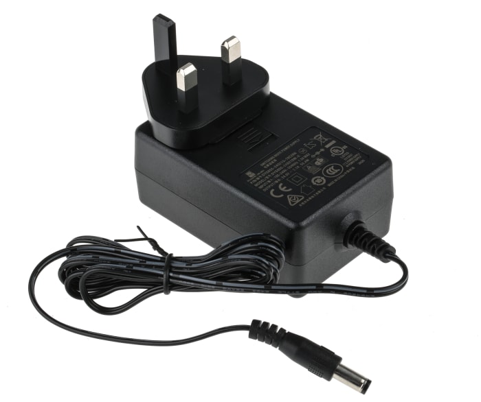 RS PRO 50.4W Plug-In AC/DC Adapter 24V dc Output, 2.1A Output