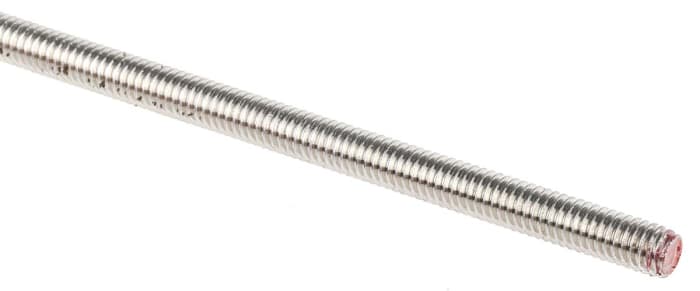 Barre filetée Acier Inoxydable Brut RS PRO, M3 x 1m