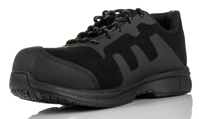 RS PRO Men's Black Fibreglass  Toe Capped Safety Trainers, UK 8, EU 42