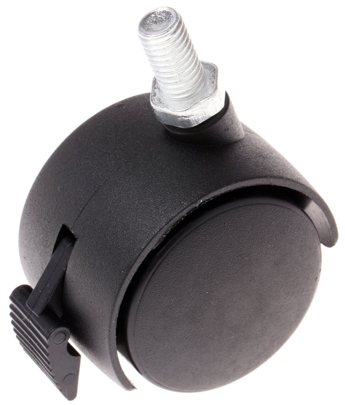 Roulette industrielle Pivotante RS PRO, Ø 40mm, 40kg