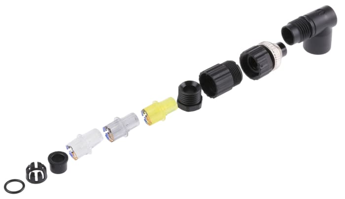 Hirschmann Circular Connector, 3 Contacts, Cable Mount, M8 Connector, Plug, Male, IP67, E Series