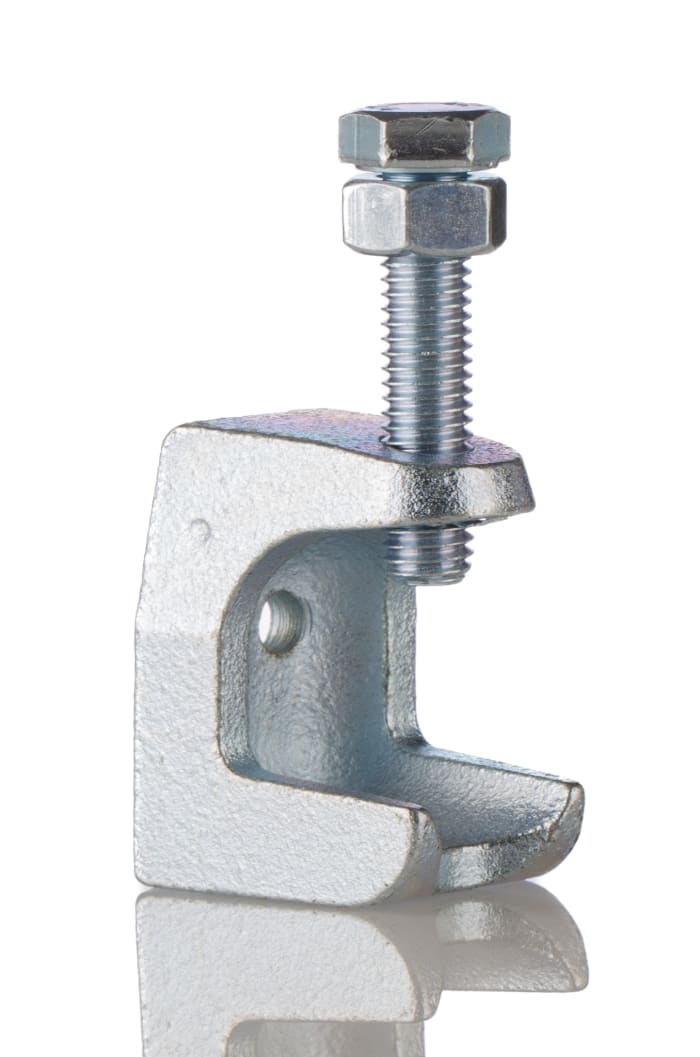 RS PRO Beam Clamp M6, maximum load 60kg, 18mm