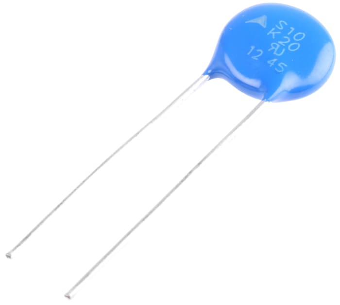 EPCOS, Standard Metal Oxide Varistor 3.65nF 5A, Clamping 65V, Varistor 33V