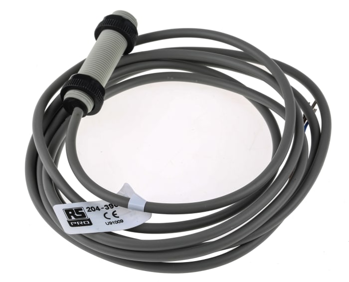 RS PRO Diffuse Reflection Photoelectric Sensor, Barrel Sensor, 0.15 m Detection Range