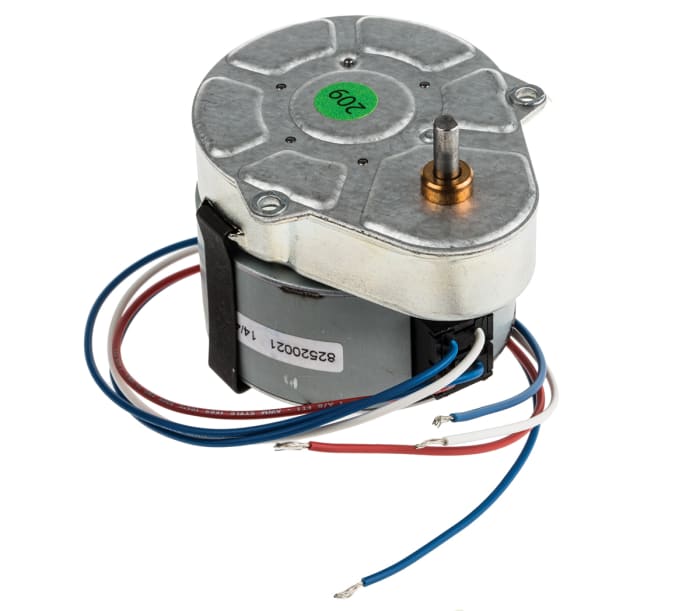 Synch reversible AC motor,1rpm 240V