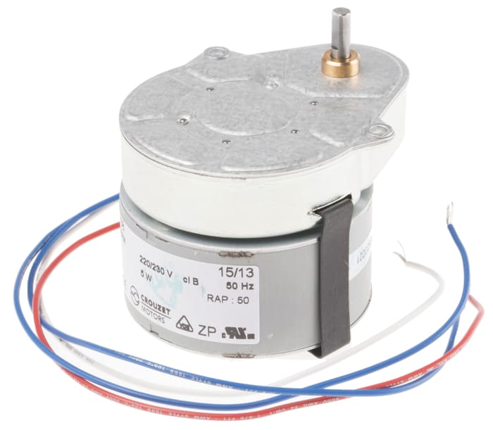 Crouzet Reversible Synchronous Geared AC Geared Motor, 3.5 W, 230 → 240 V